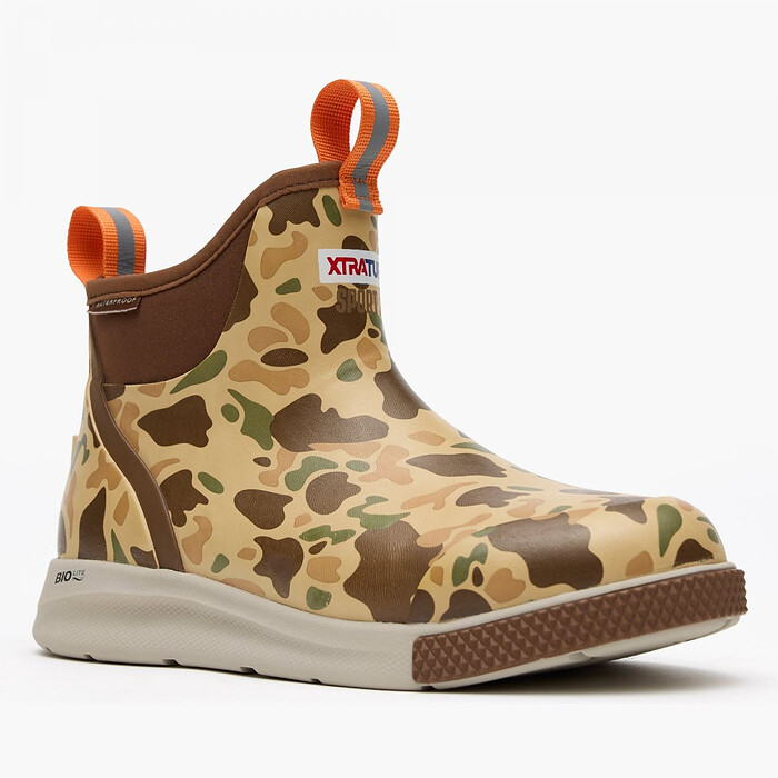 XTRATUF Men's 6" Ankle Deck Boot Sport Duck Camo - XADSMDCM