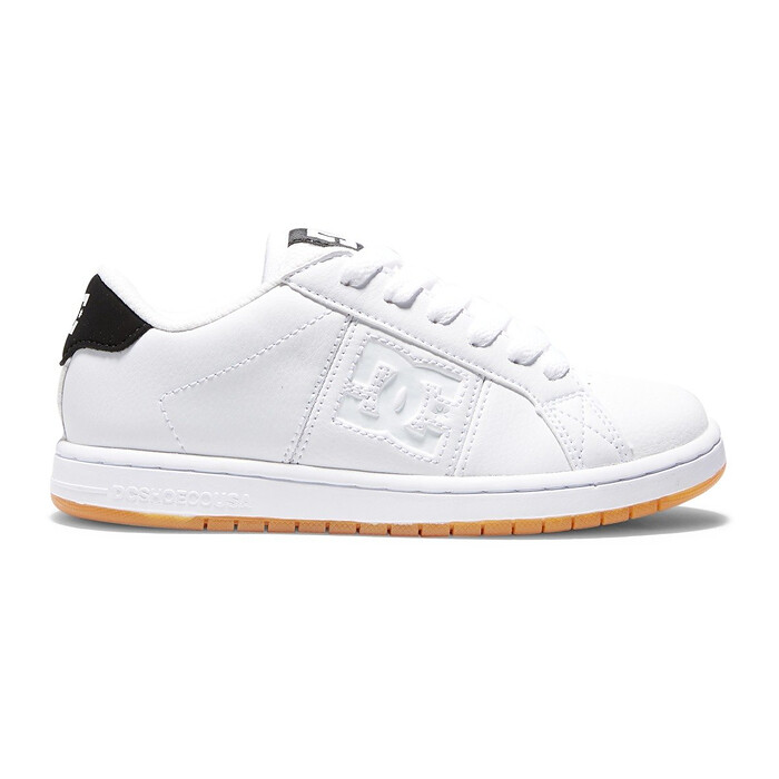 DC Shoes Unisex Kids'  Striker Shoes White/Gum - ADBS100270-WG5