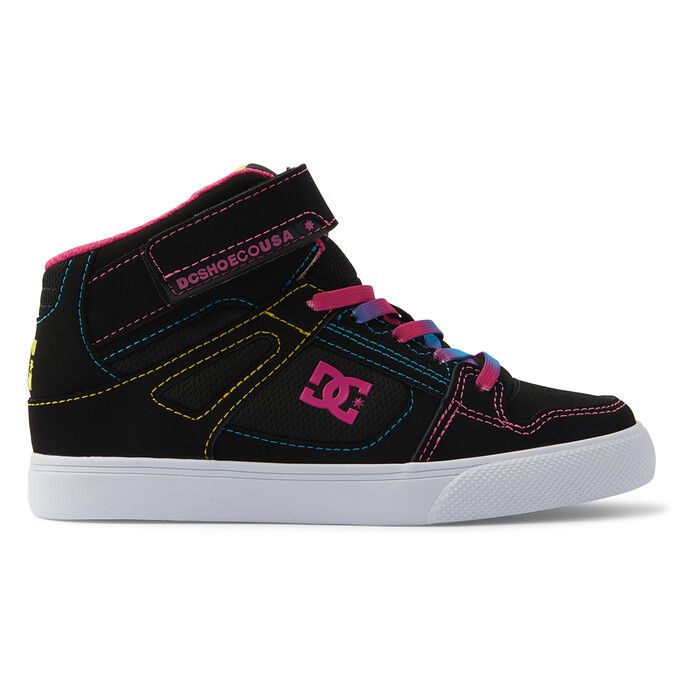 DC Shoes Unisex Kids' Pure High EV Elastic Lace  High-Top Shoes Multi - ADGS100099-MLT