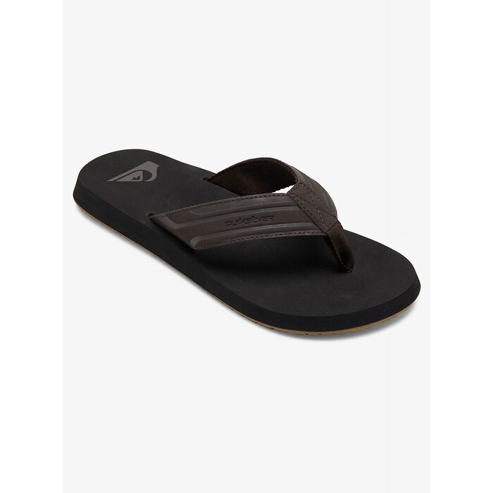 Quiksilver Men's Monkey Wrench Flip Flop Sandals Brown/Black/Brown - AQYL100048-XCKC