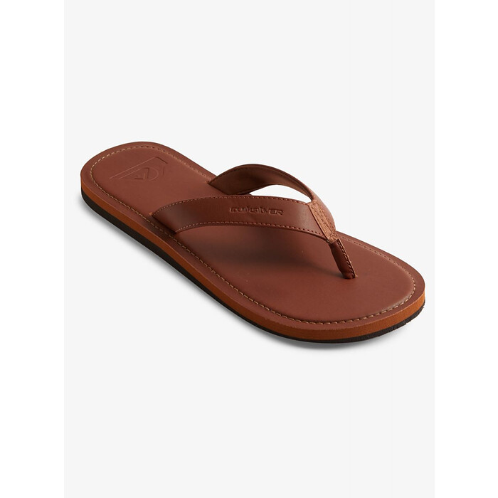 Quiksilver Men's Molokai Nubuck Flip Flop Sandals Tan Solid - AQYL100960-TKD0