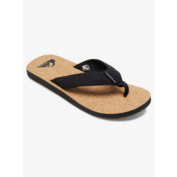 Quiksilver Men's Molokai Abyss Natural Flip Flop Sandals Brown/Brown/Brown - AQYL101166-XKCC