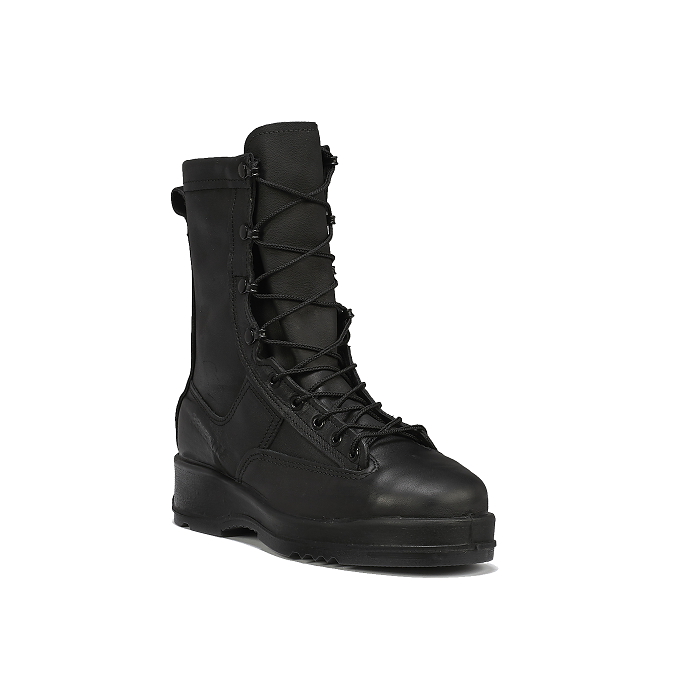 Belleville Boots Men's 8" Steel Toe Waterproof Flight & Deck Work Boot Black - 800ST