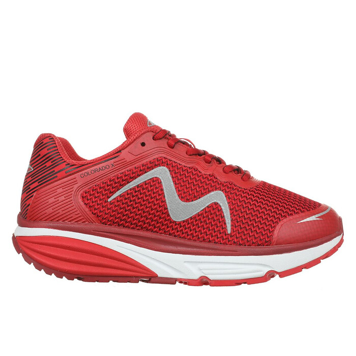 MBT Women's Colorado X Walking Shoe Luscious Red - 702640-1612Y