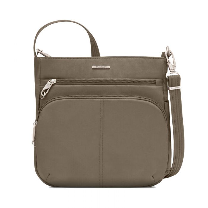 Travelon Anti-Theft Classic North/South Crossbody Nutmeg - 43310-761