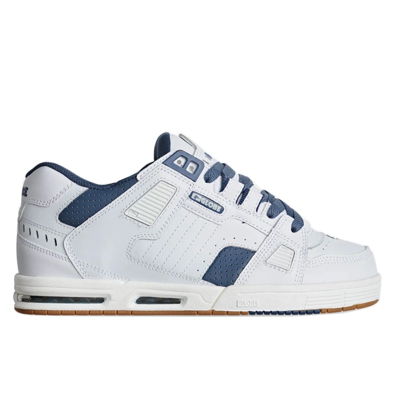 Globe Men's Sabre Skate Shoe White/Blue/Gum - GBSABR-11798