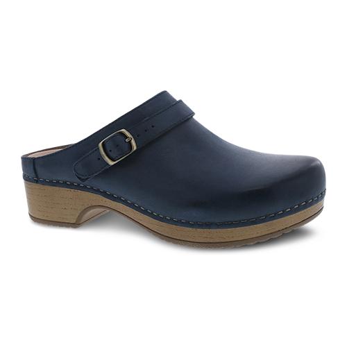 Dansko Women's Berry Navy Burnished Full Grain Leather - 9421541600