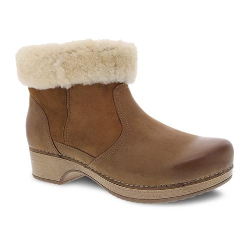 Dansko Women's Bettie Boot Honey Burnished Nubuck - 9428581600