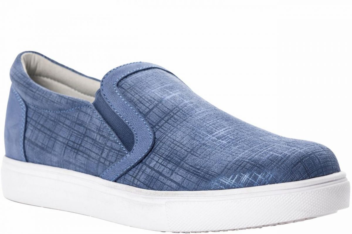 Propet Women's Nyomi Slip Resistant Work Shoe Denim - WCS024LDEN