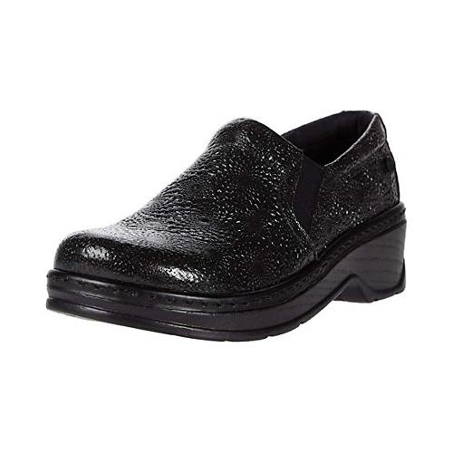 KLOGS Women's Naples Black Torcello Leather Clog - 00130010532