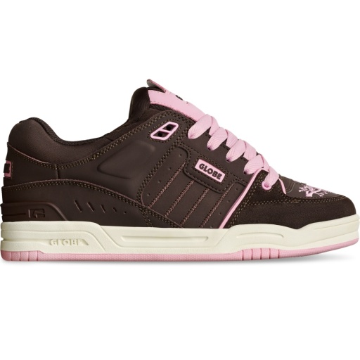 Globe Men's Fusion Skate Shoe Brown/Cherry Blossom - GBFUS-17369
