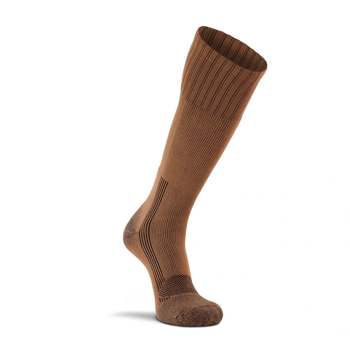 Fox River Men's Wick Dry Maximum Medium Weight Mid-Calf Boot Military Sock Coyote Brown - 6074-06190